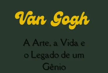 Artist of the Week Vincent Van Gogh Infographic in Green and Yellow Illustrative Style
