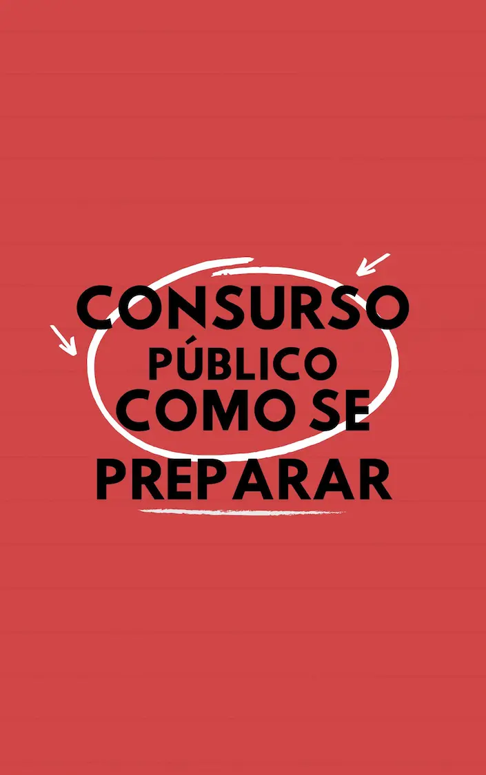 Concurso Público: O Caminho para a Estabilidade Profissional e os Desafios do Processo Seletivo 1 Capa para Ebook Concurso Vestibular Tipografico Colorido Vermelho Branco 1