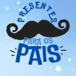 Documento a4 feliz dia dos pais mensagem divertida azul