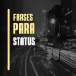 Instagram Story frase simples amarelo e branco