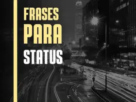Instagram Story frase simples amarelo e branco