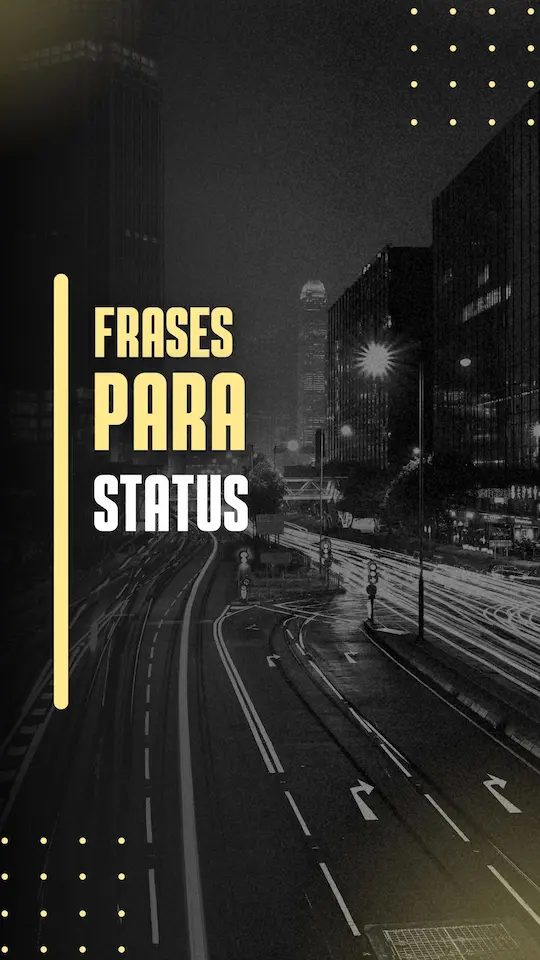 Instagram Story frase simples amarelo e branco
