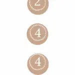 Neutral Simple Advent Christmas Calendar Document