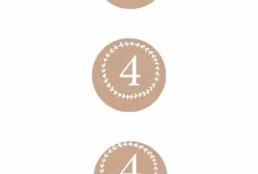 Neutral Simple Advent Christmas Calendar Document