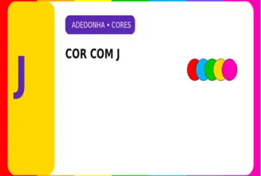 Cor com J: Nomes de Cores com a Letra J para Stop e Adedonha