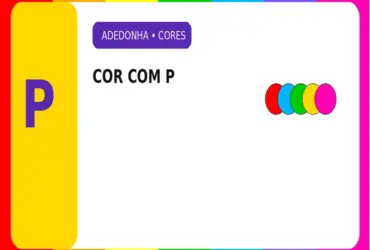 Cor com P: Lista Completa de Cores com a Letra P para Adedonha