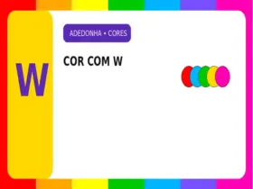 Cor com W: Cores com a Letra W para o Jogo Stop