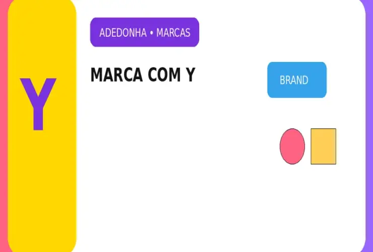 Marca com Y: Marcas com a Letra Y para Adedonha e Stop