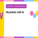 Palavras Bonitas com W: Palavras Bonitas com W para Ganhar no Stop