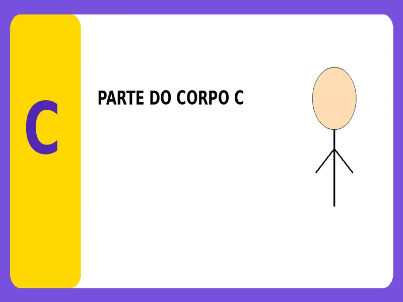 Parte do Corpo com C: Nomes de Partes do Corpo para Adedonha 1 Parte do Corpo com C: Nomes de Partes do Corpo para Adedonha