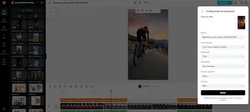 salvar o video