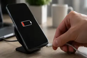 Celular desliga quando tira do carregador