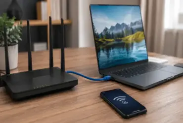 Roteador funciona no cabo mas não no wifi